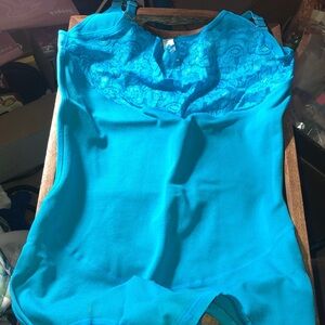 Teal Lace Shapewear Bodysuit